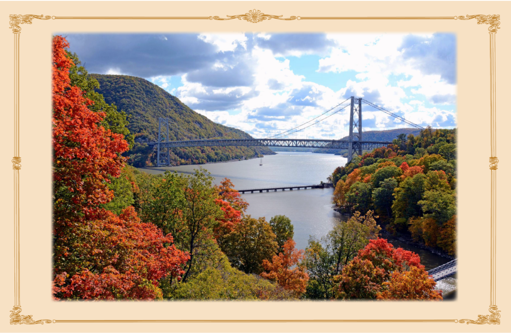 hudson valley with bridge