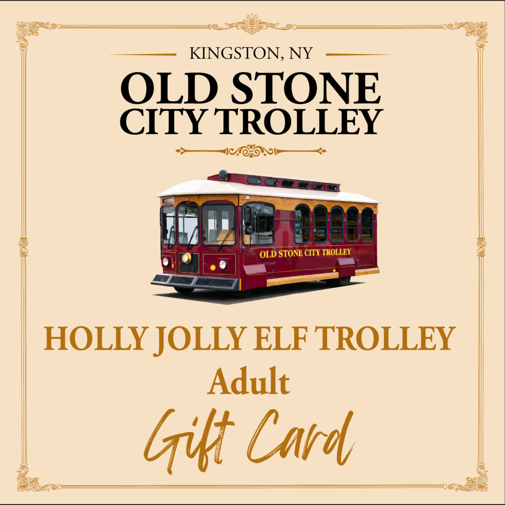 Holly Jolly Elf Trolley Adult Gift Card